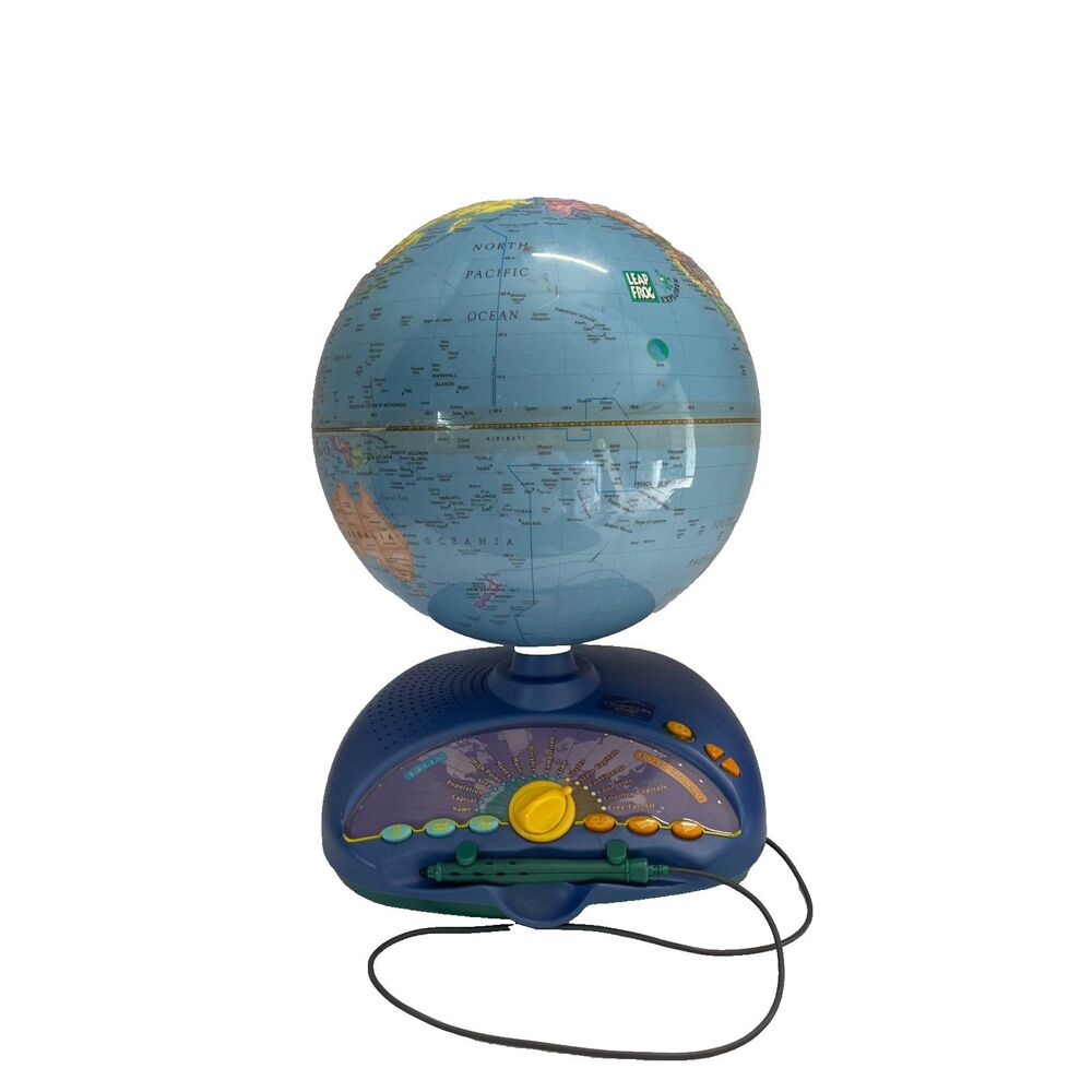 LeapFrog Quantum Leap Explorer Globe Interactive Learning Eureka Needs Stylus